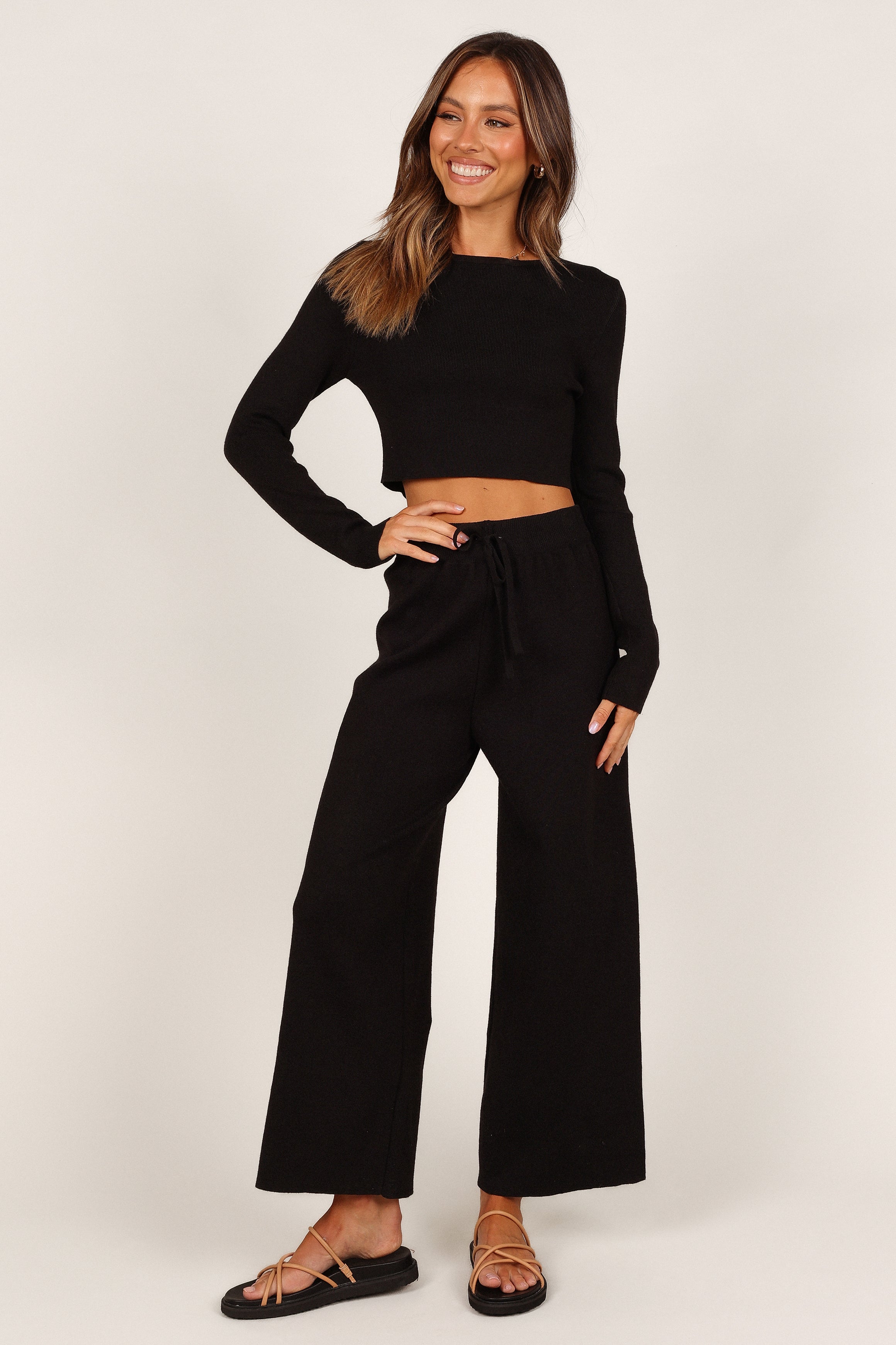 SETS Ayers Long Sleeve Set - Black