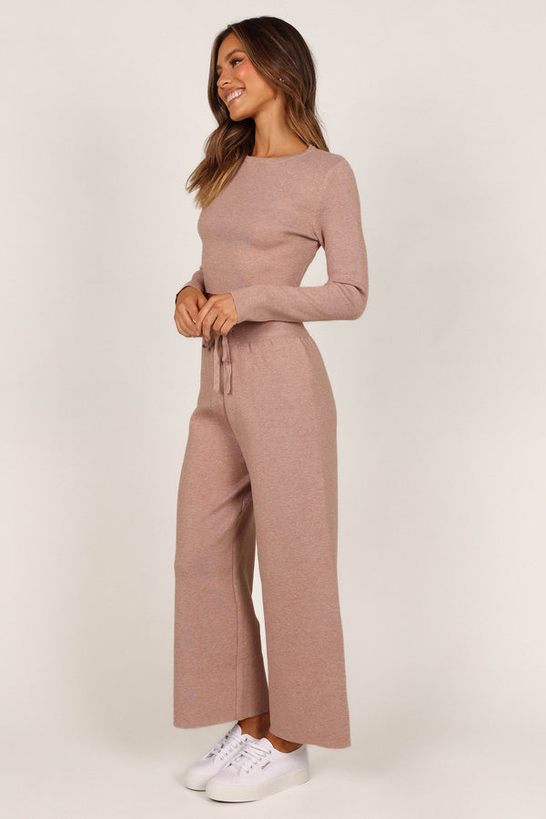 SETS Ayers Long Sleeve Set - Mocha