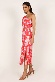 SETS @Bianca Two Piece Set - Pink/Red Floral