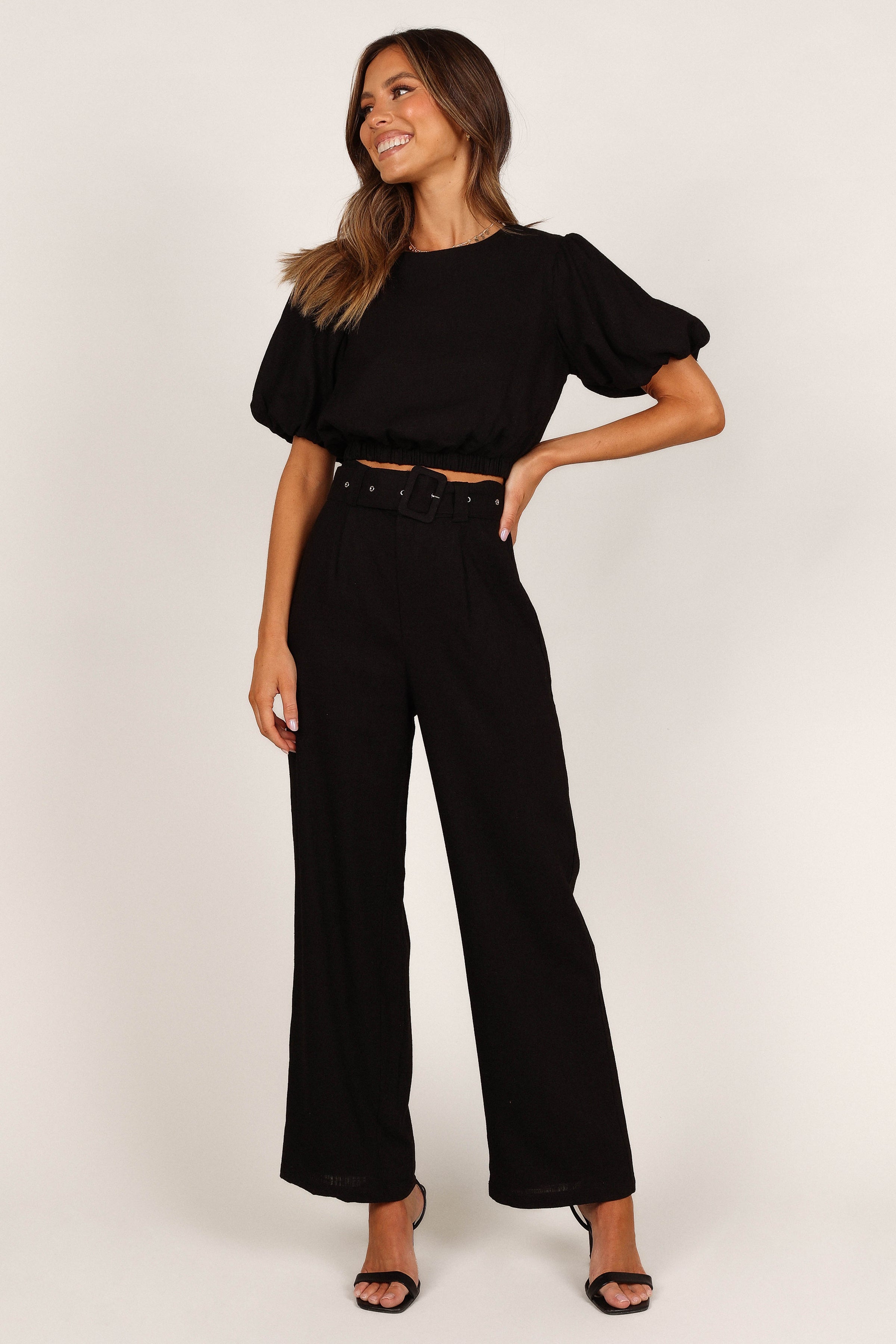 SETS Blakely Pant Two Piece Set - Black