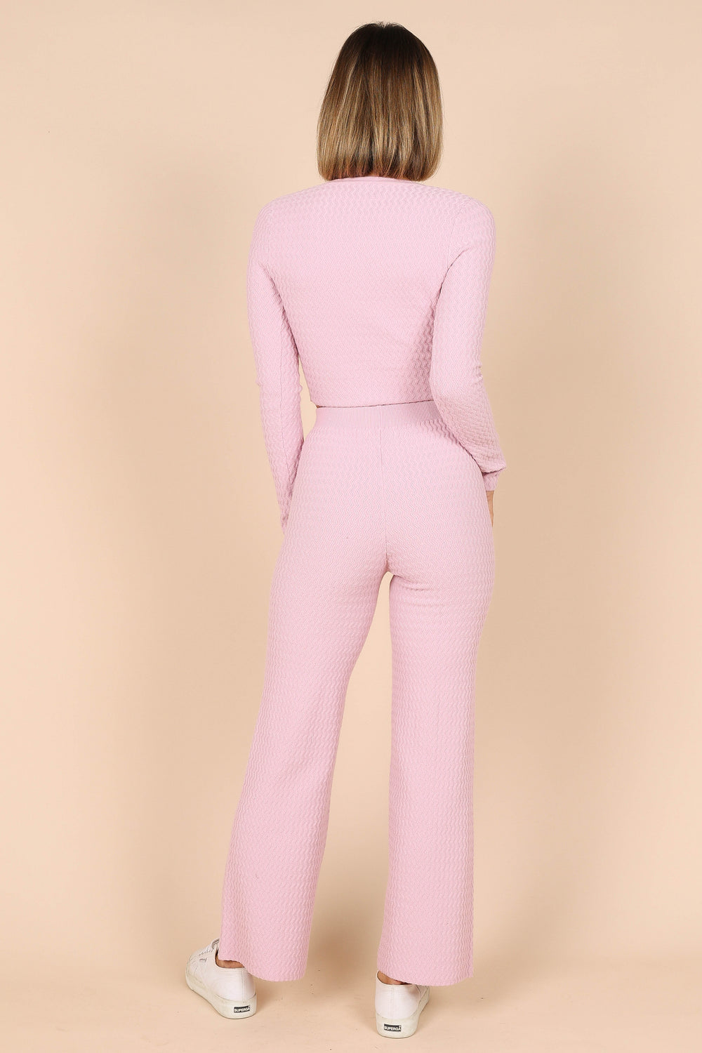 SETS @Freyja Knitted Cardi Set - Pink (waiting on bulk)