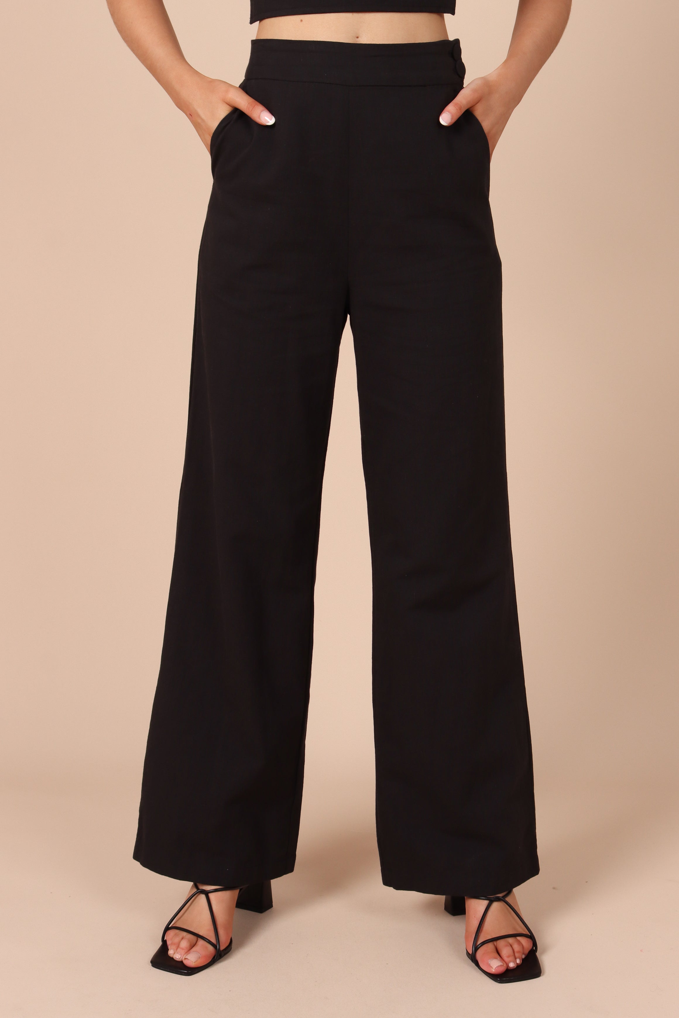 SETS @Gina Strapless Two Piece Set - Black