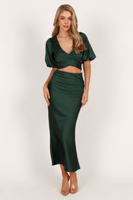 SETS Lucy Two Piece Set - Emerald