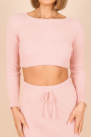 SETS @Mylah Knitted Set - Pink (waiting on bulk)