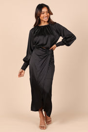 SETS @Natasha Two Piece Set - Black