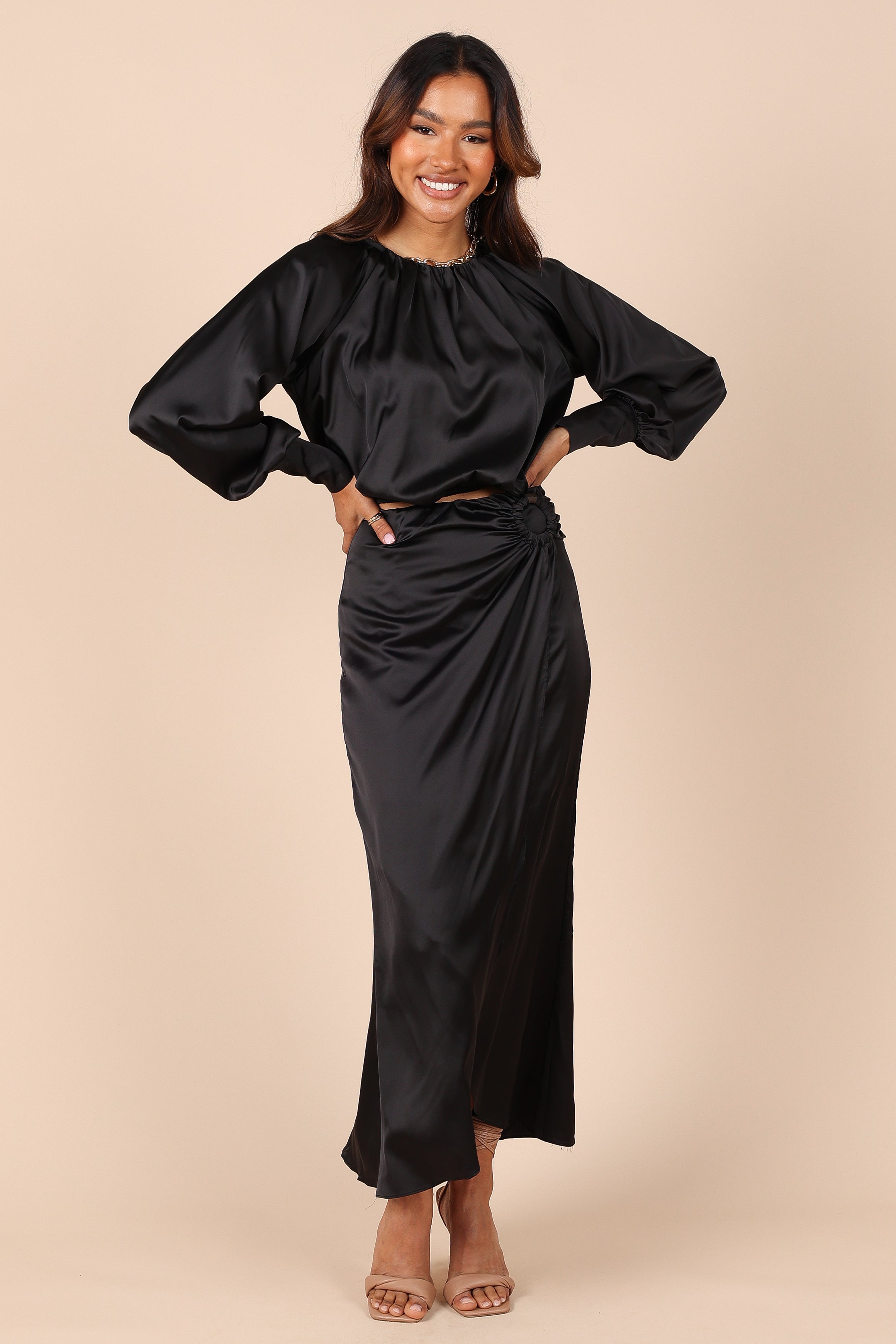 SETS @Natasha Two Piece Set - Black