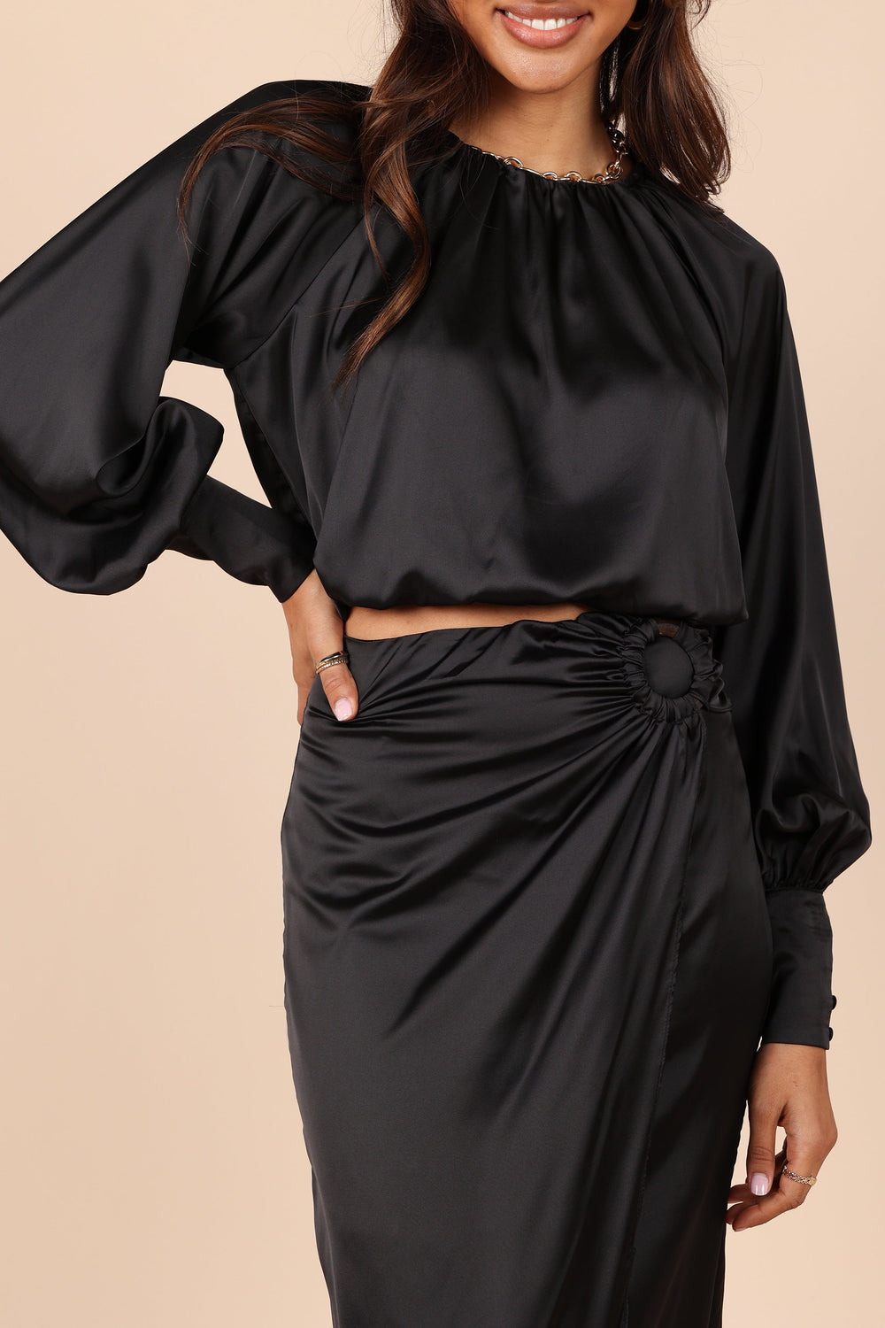 SETS @Natasha Two Piece Set - Black