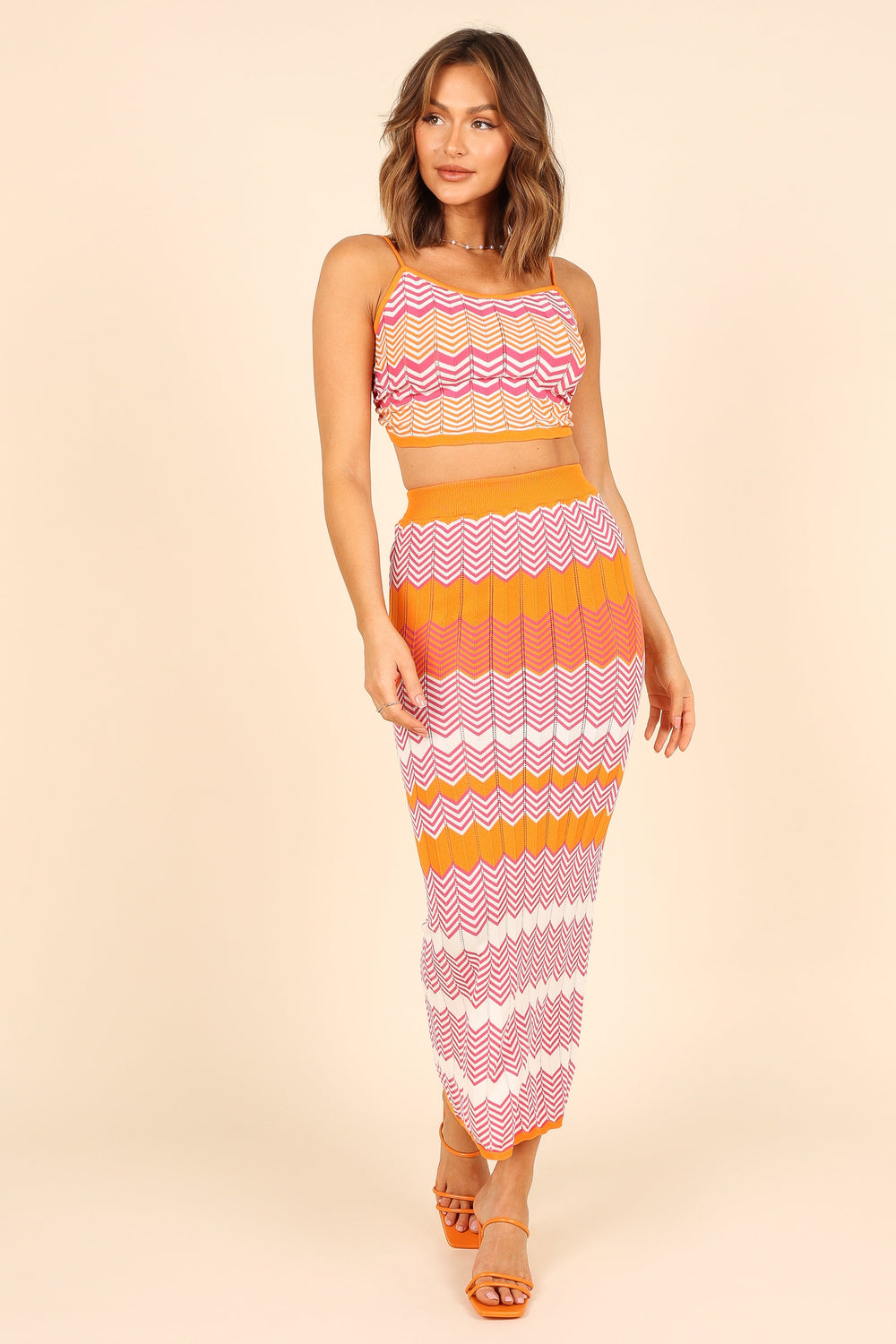 SETS @Summer Crochet Two Piece Set - Pink (waiting on bulk)