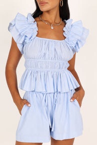 SETS @Zoe Two Piece Set - Blue