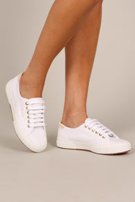 SHOES @2750 Suede Heel Tab - White Beige