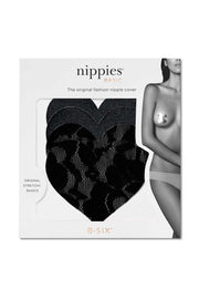 SWIM & INTIMATES Nippies Basics Adhesive Nipple covers Heart - Black