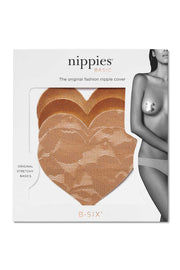 SWIM & INTIMATES Nippies Basics Adhesive Nipple covers Heart - Caramel