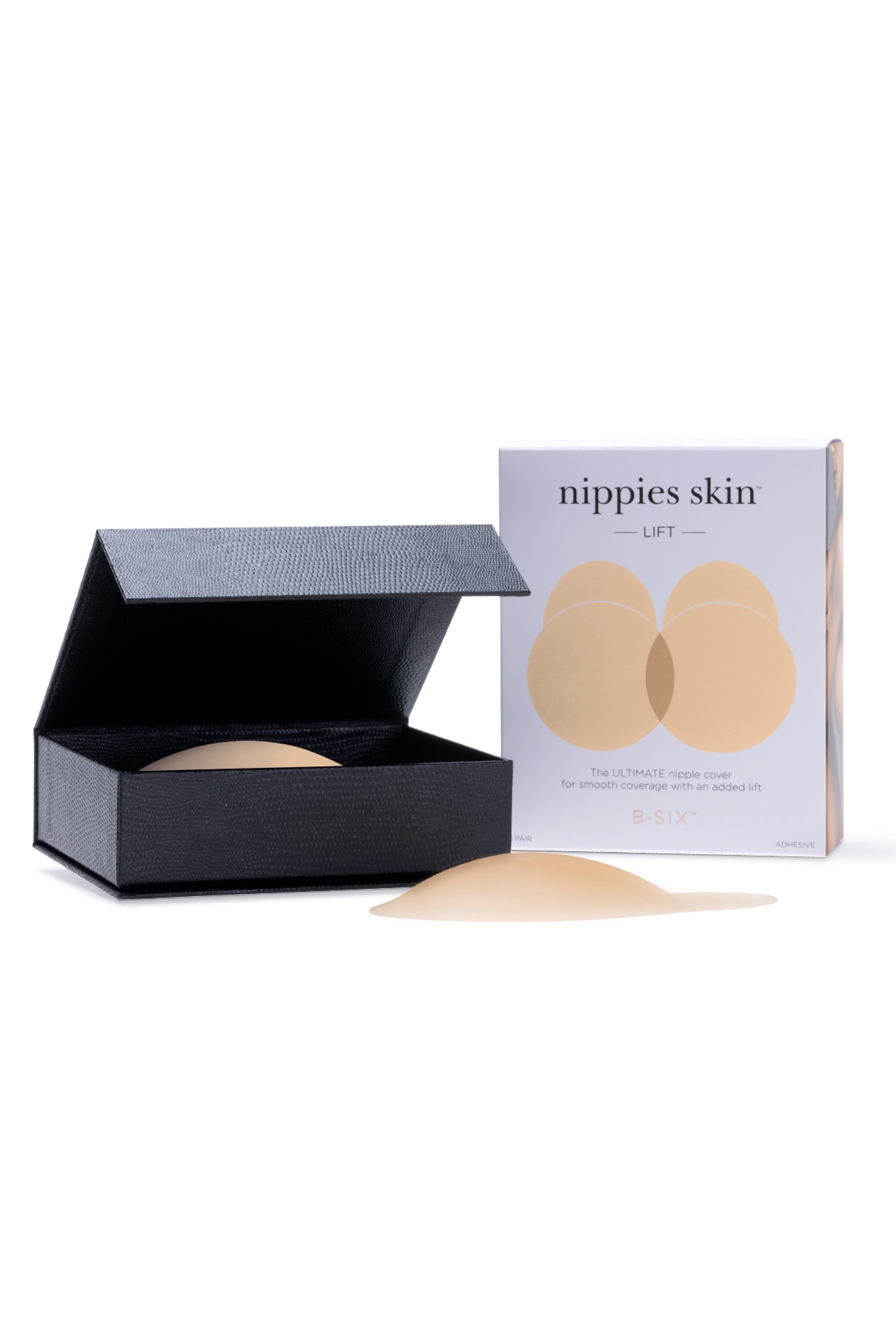 Nippies Nipple Pasties - Adhesive Silicone Breast Covers, Caramel