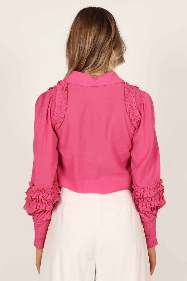 TOPS @Bettina Shirt - Fuchsia