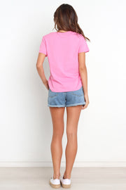 TOPS @Candy Tee - Pink (waiting on bulk)