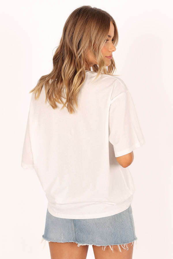 TOPS @Citrus Tee - White