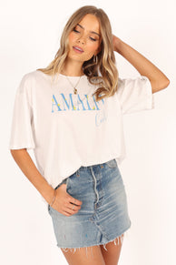 TOPS @Coastline Tee - White