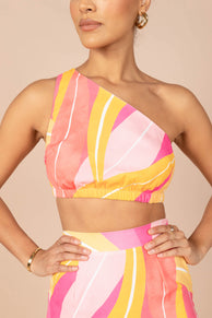 TOPS @Courtney Crop Top - Multi (waiting on bulk)