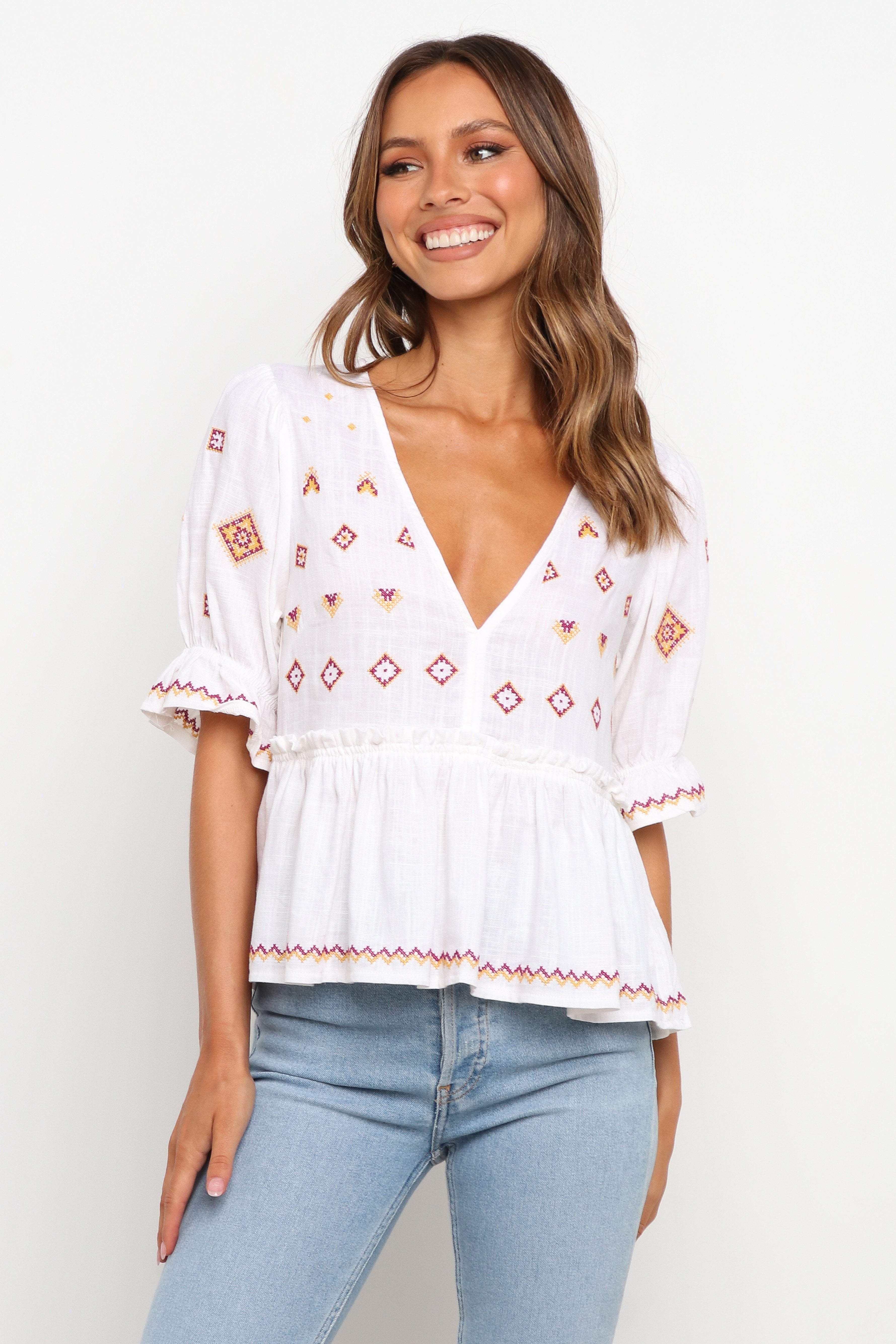 TOPS Dawston Top - White