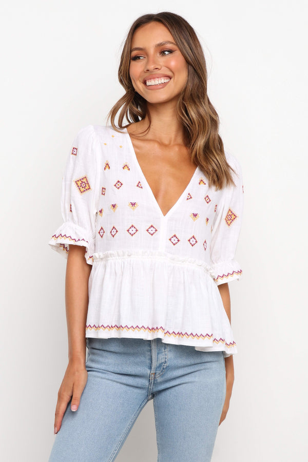 TOPS Dawston Top - White