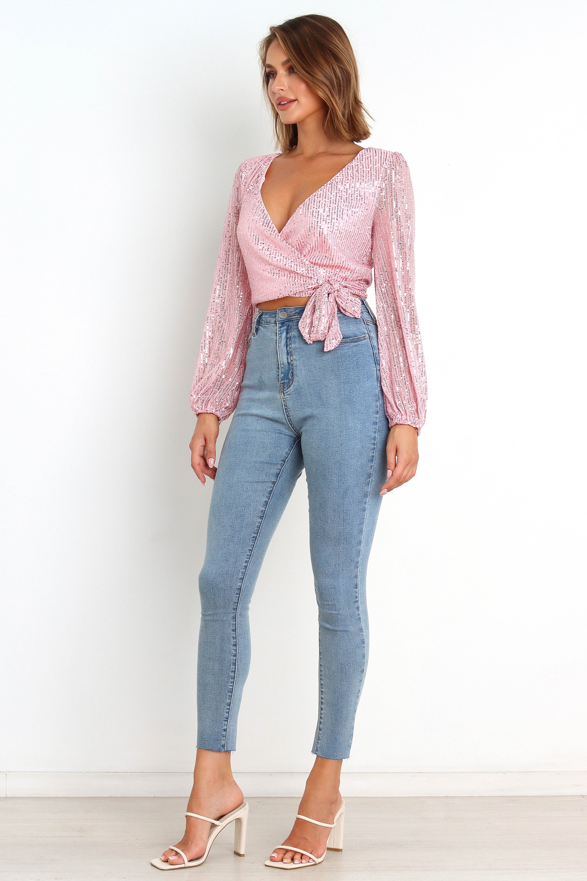 TOPS @Glitz Top - Pink