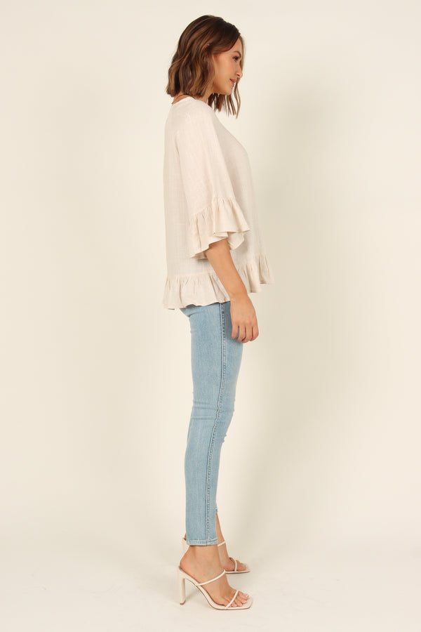 TOPS Hayley Top - Beige