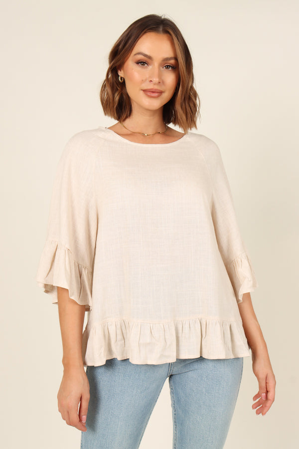 TOPS Hayley Top - Beige