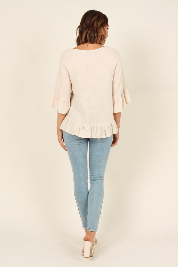 TOPS Hayley Top - Beige