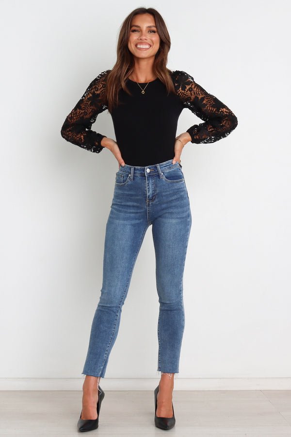 TOPS @Laicey Top - Black