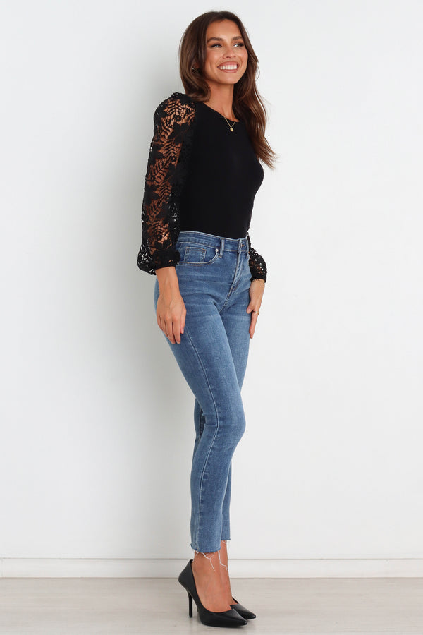 TOPS @Laicey Top - Black