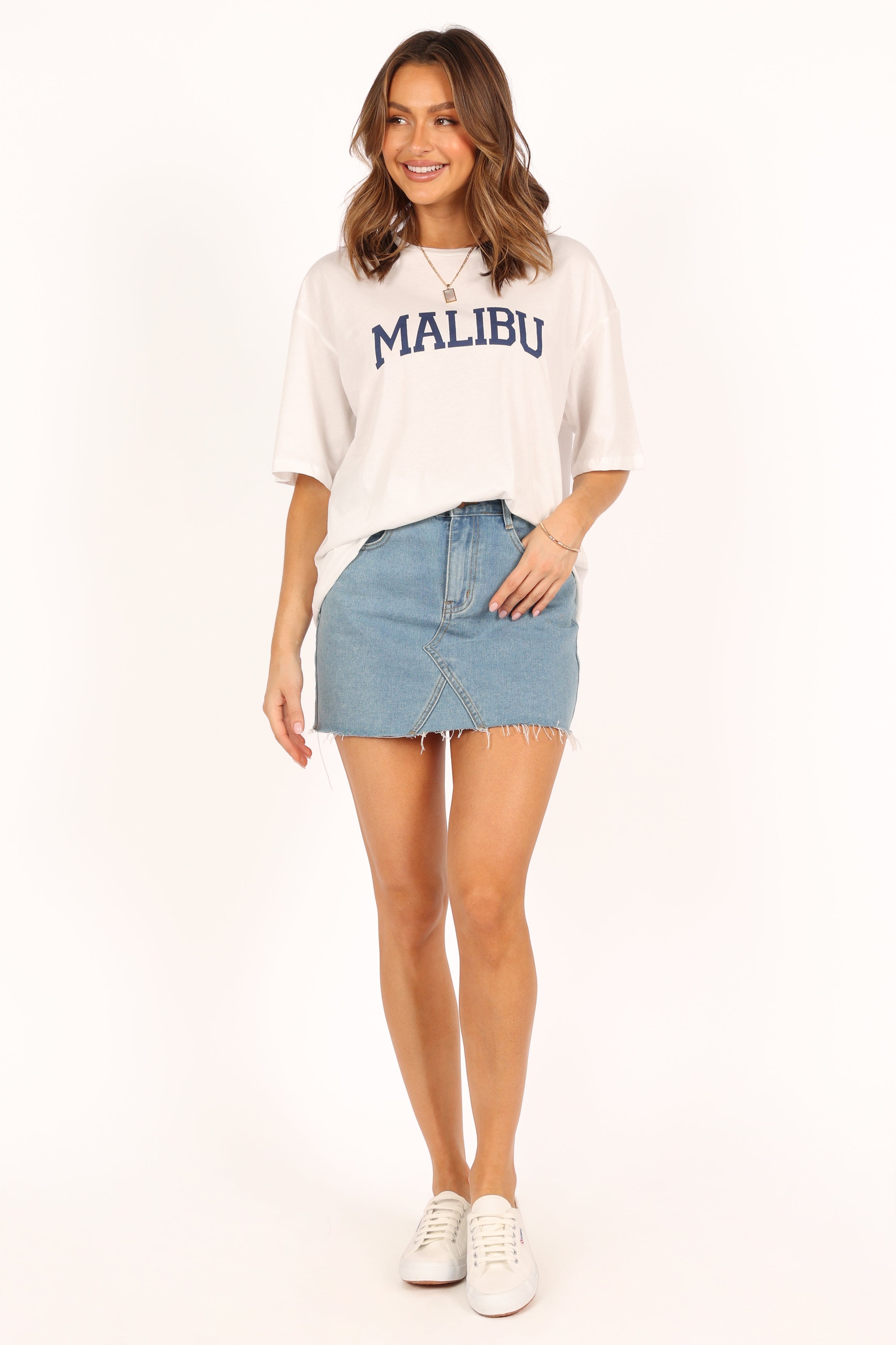 TOPS @Malibu Tee - White
