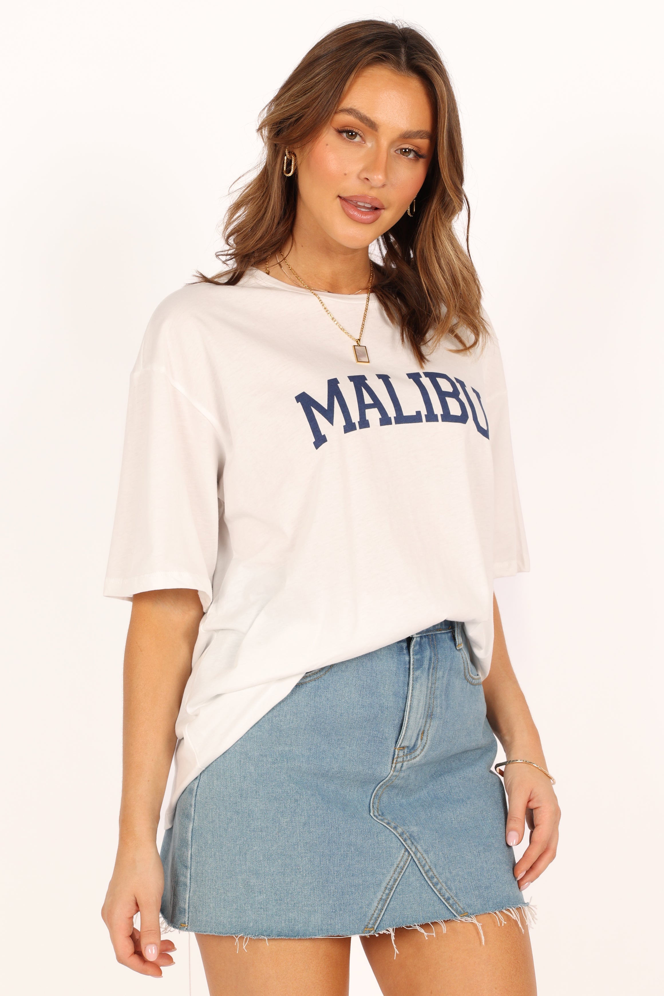 TOPS @Malibu Tee - White