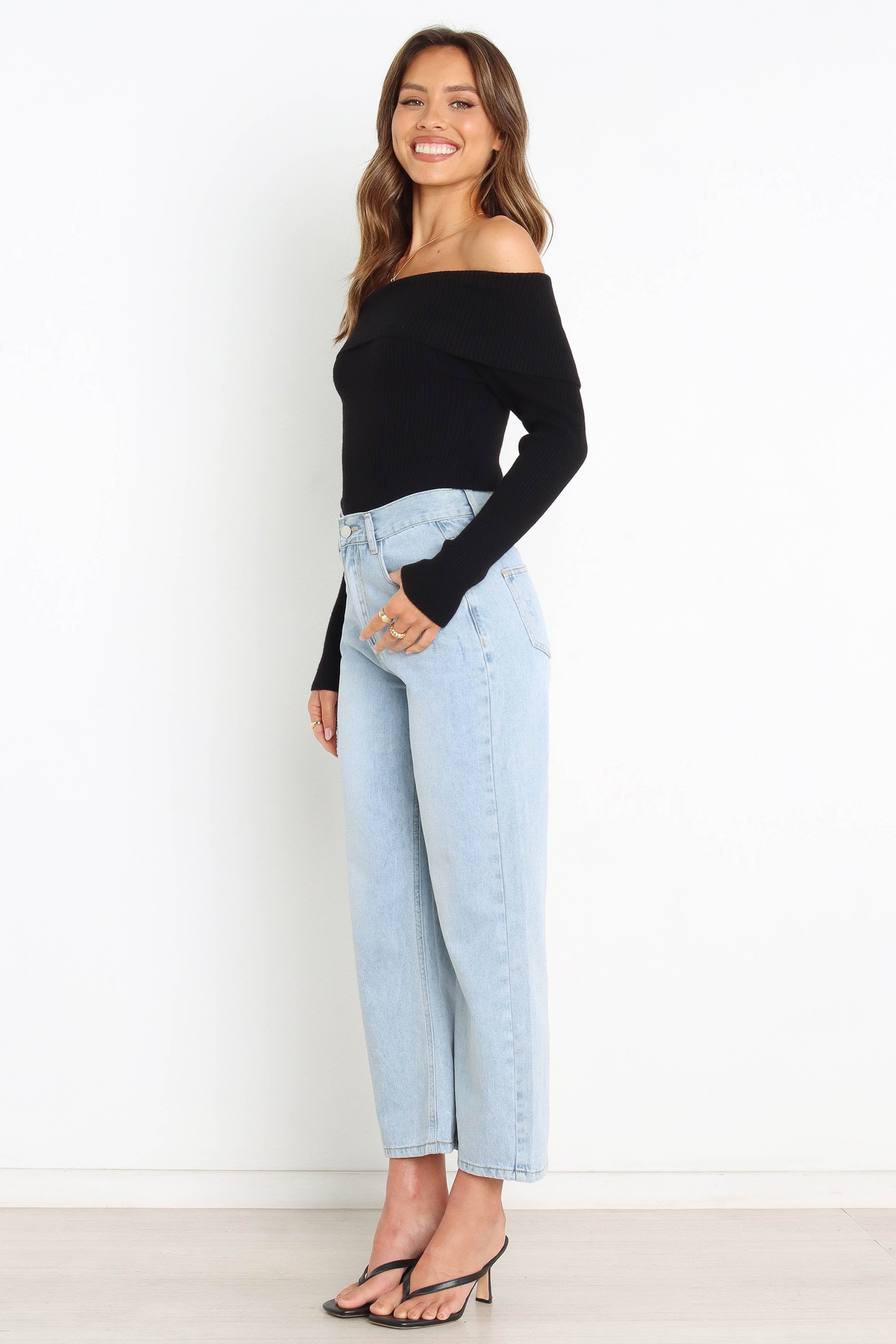 TOPS Nessie Bodysuit - Black (shoot rack)