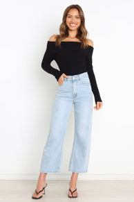 TOPS Nessie Bodysuit - Black (shoot rack)