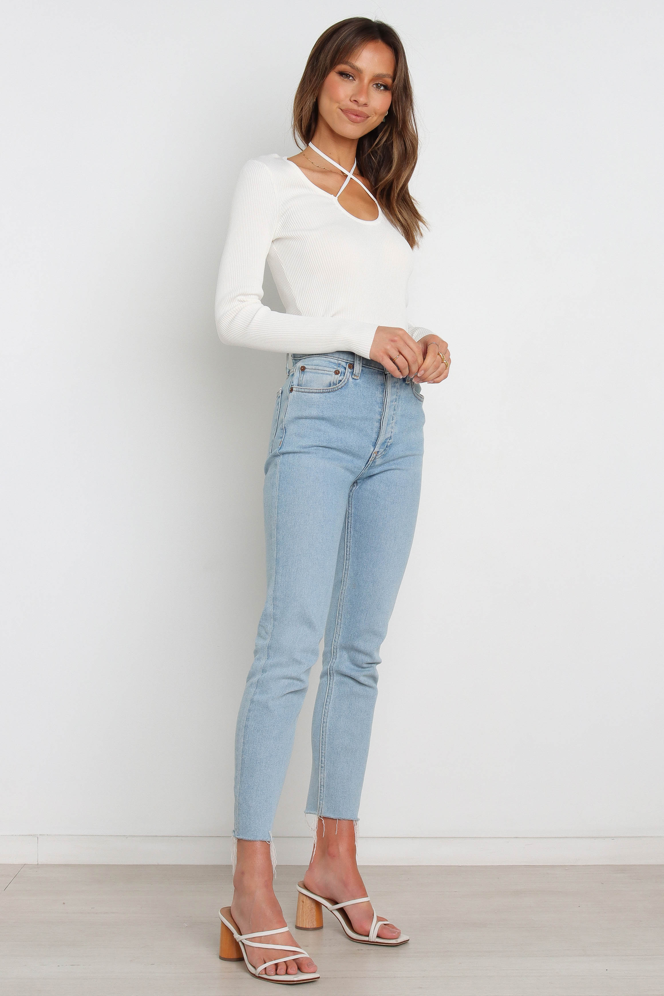 TOPS Paelia Top - White (US Transfer - Don't put online)