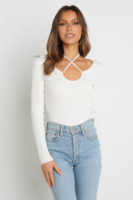 TOPS Paelia Top - White (US Transfer - Don't put online)