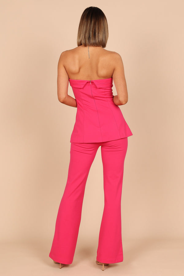 TOPS @Pedro Strapless Top - Fuchsia (waiting on bulk)