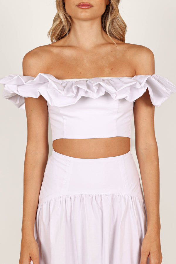 TOPS @Savannah Top - White