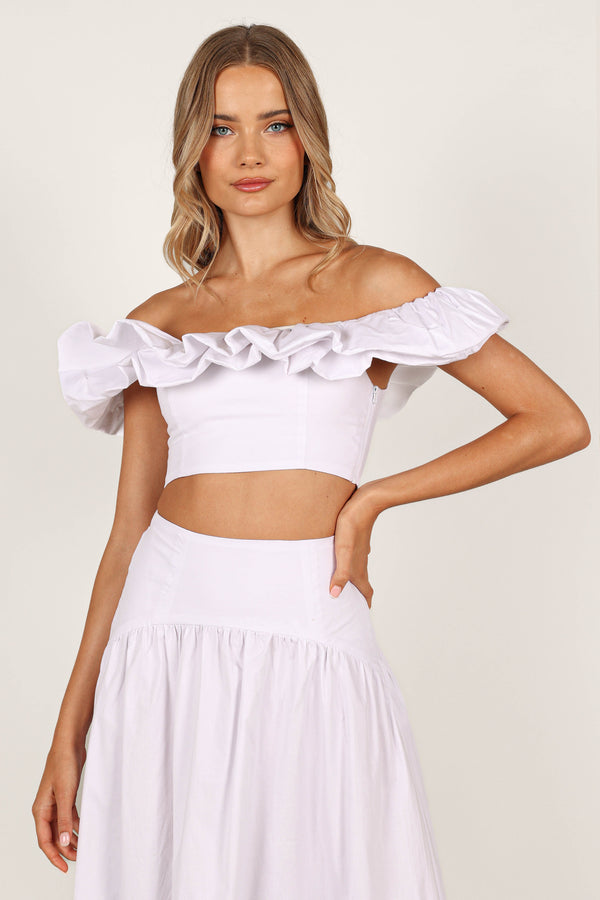 TOPS @Savannah Top - White