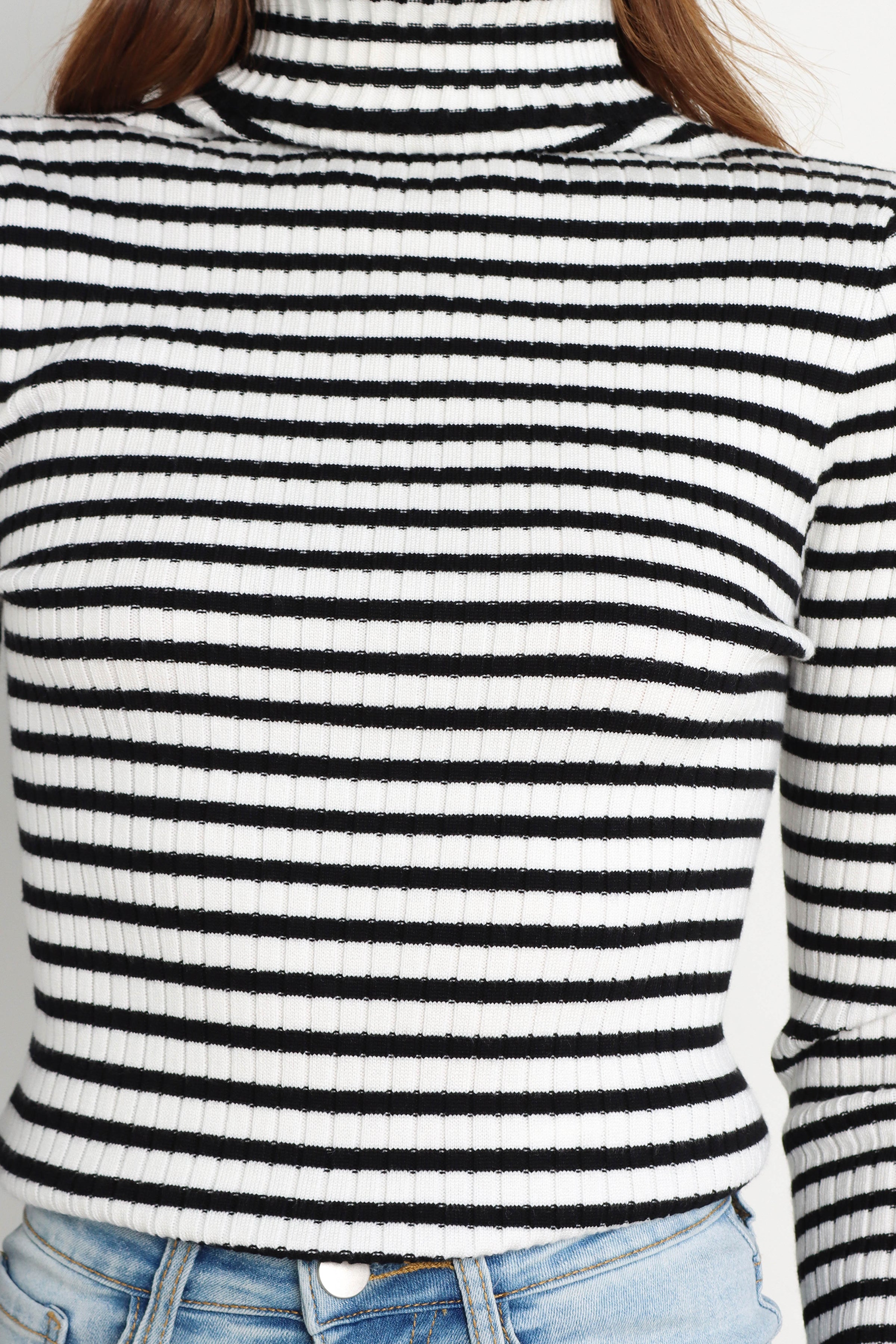 TOPS @Simmy Top - Black Stripe (waiting on bulk)