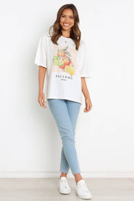 TOPS Sisily Tee - White (shoot rack)