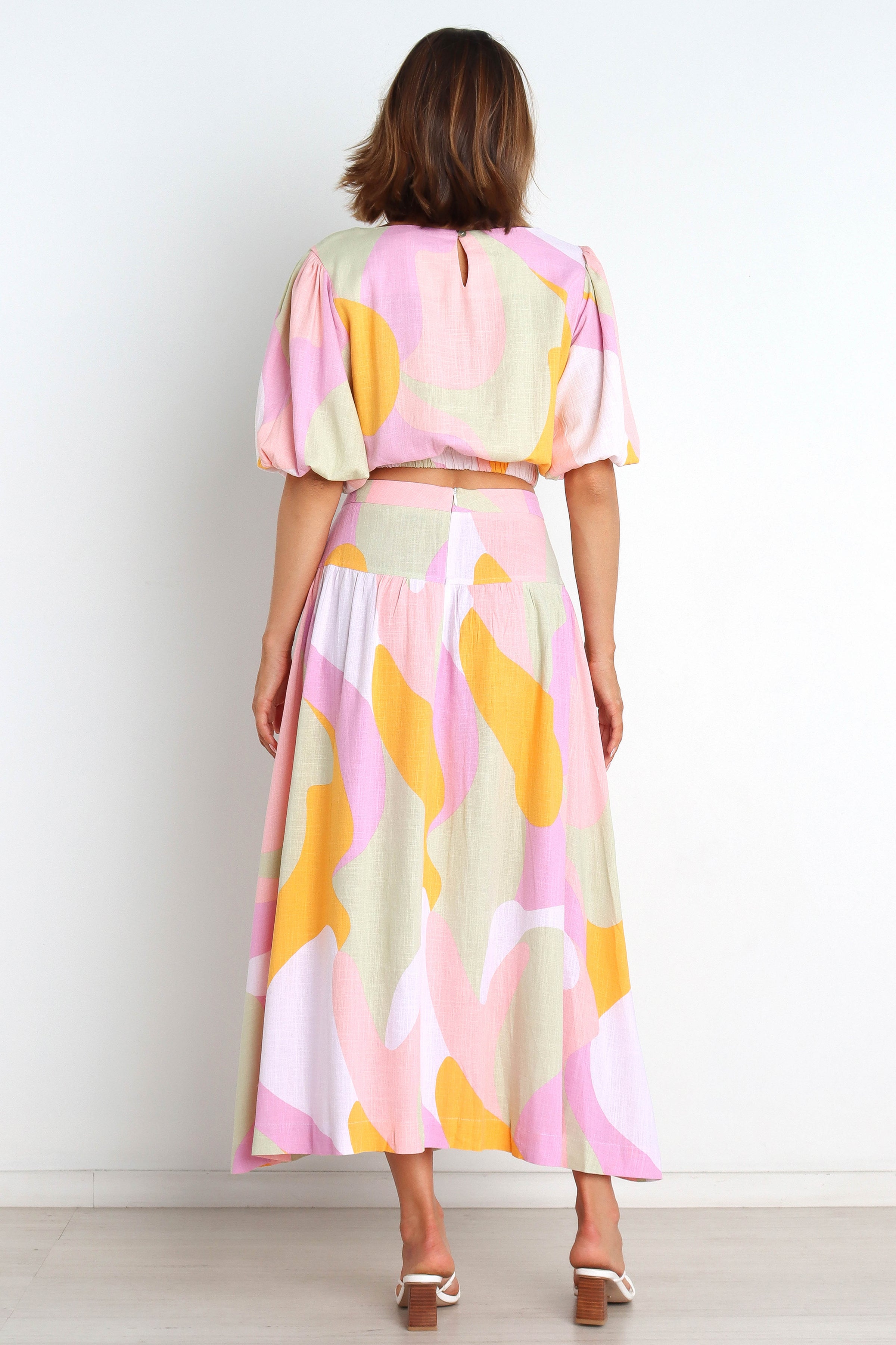 TOPS @Winifred Top - Pink Multi (waiting on bulk)