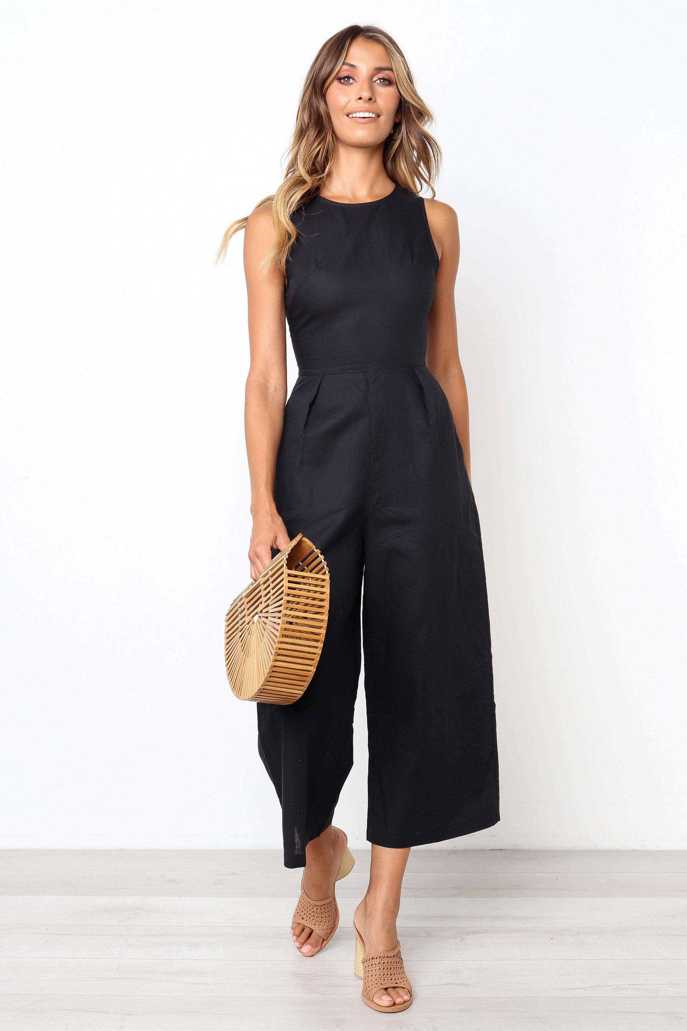PLAYSUITS Ester Jumpsuit - Black
