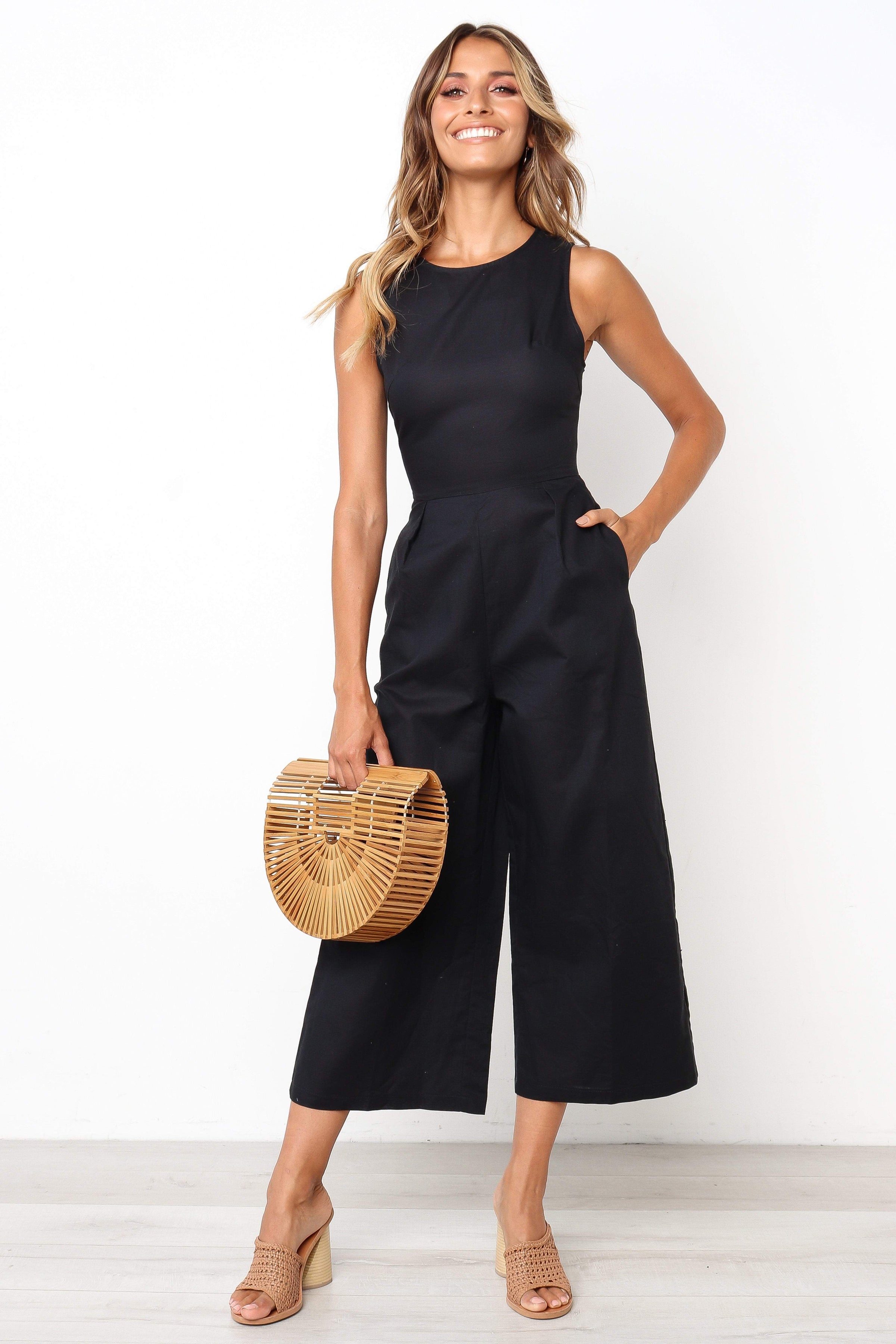 PLAYSUITS Ester Jumpsuit - Black